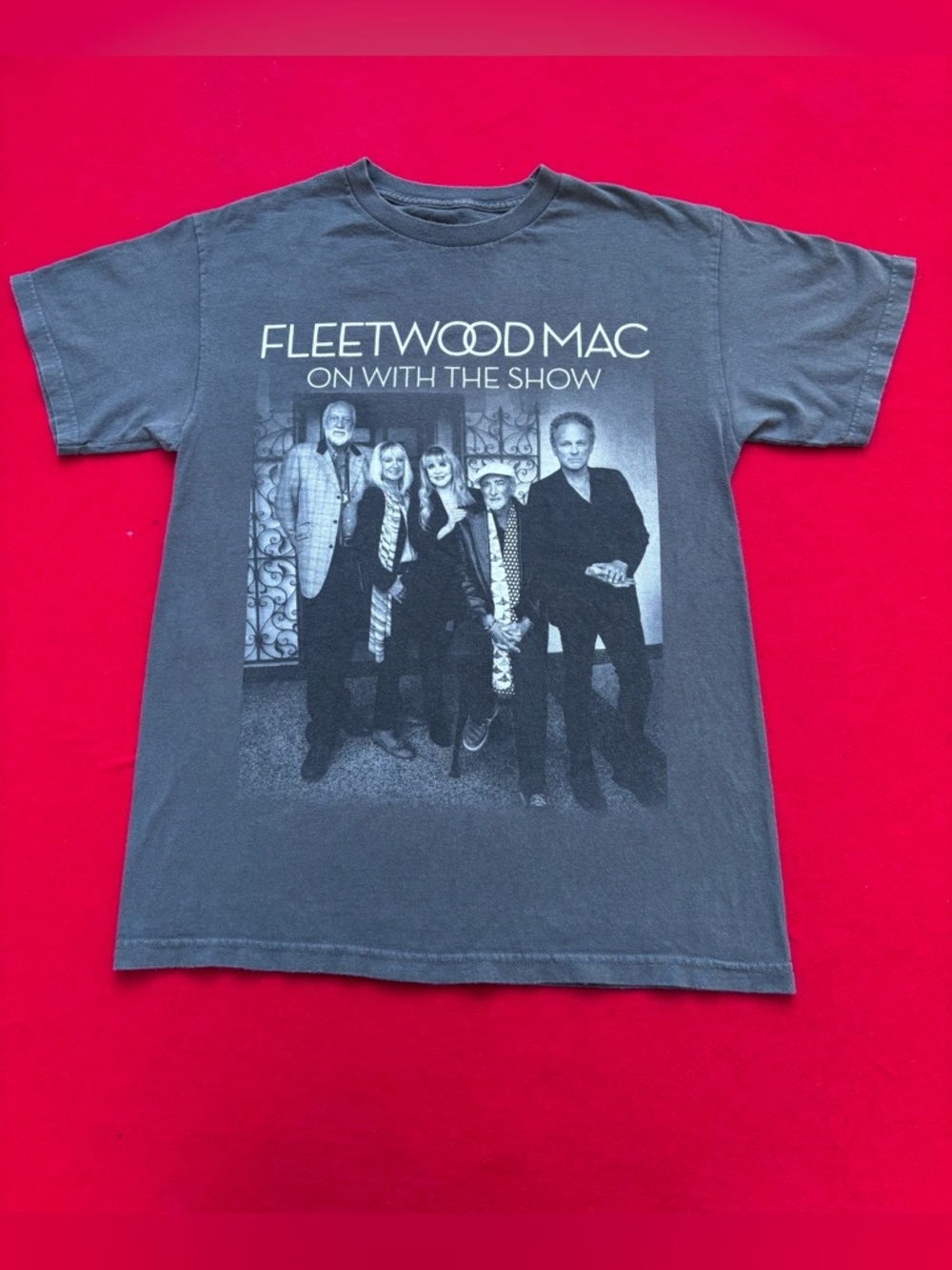 Fleetwood Mac Tour Tee 2014 2015 Charcoal Graphic Shirt Large